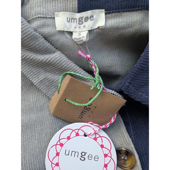 Gigi Laurent Umgee Women's Color Block Corduroy Button Down Jacket Sz Small NWT - Picture 5 of 6